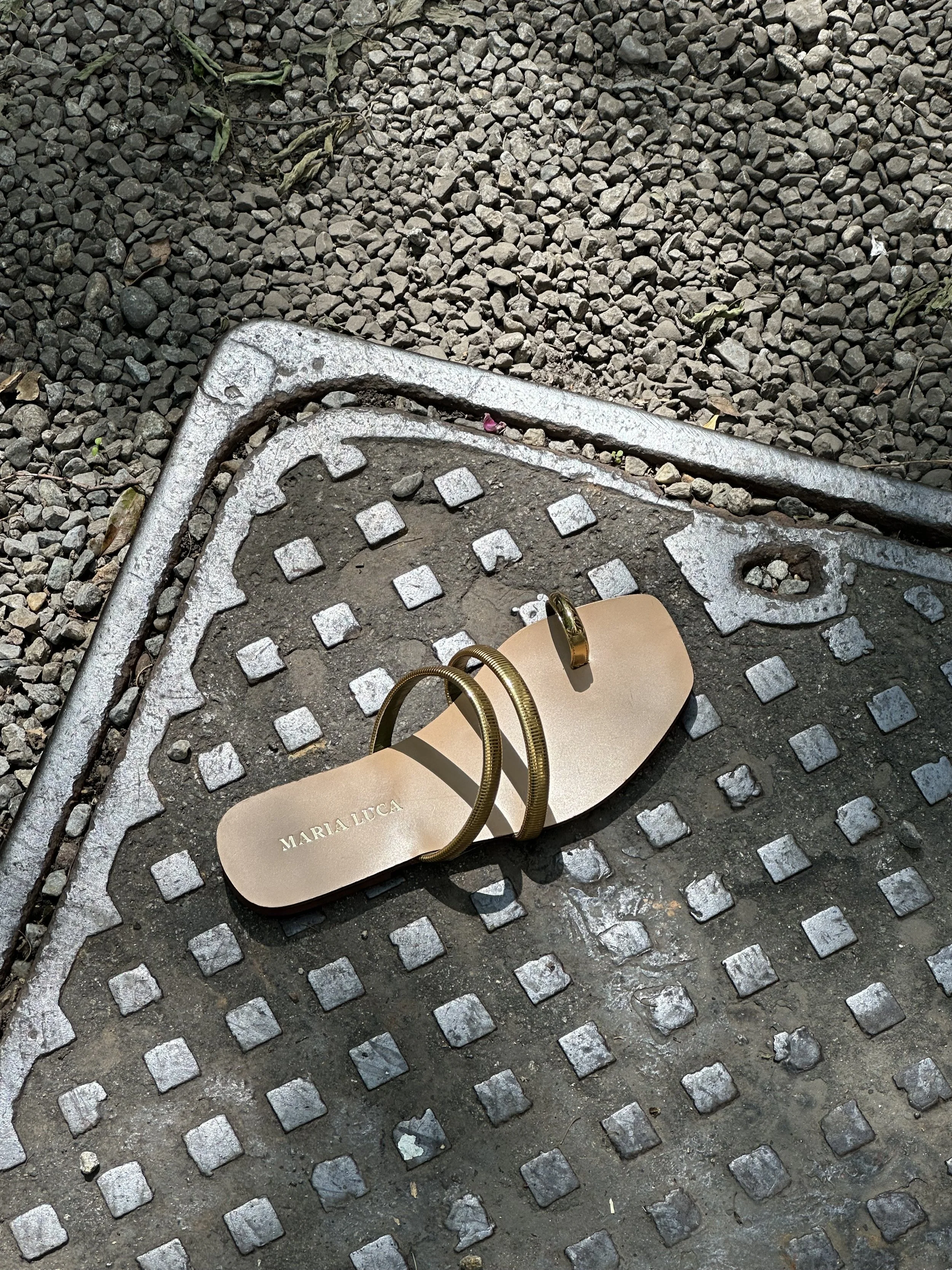 Ivory Mennia Capri Sandal — MARIA LUCA